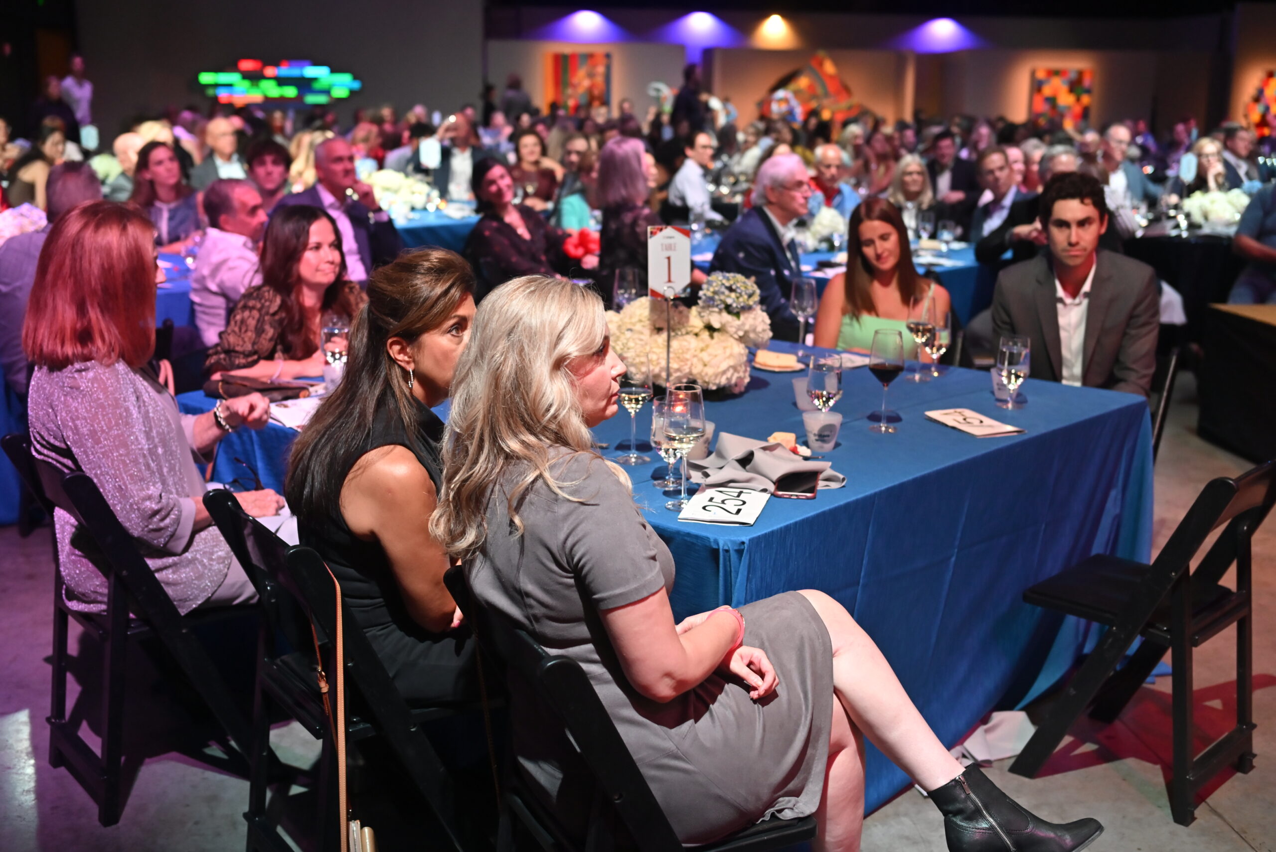 Guests connecting at STARS Rising fundraising event in Nashville supporting youth mental health programs at STARS Nashville