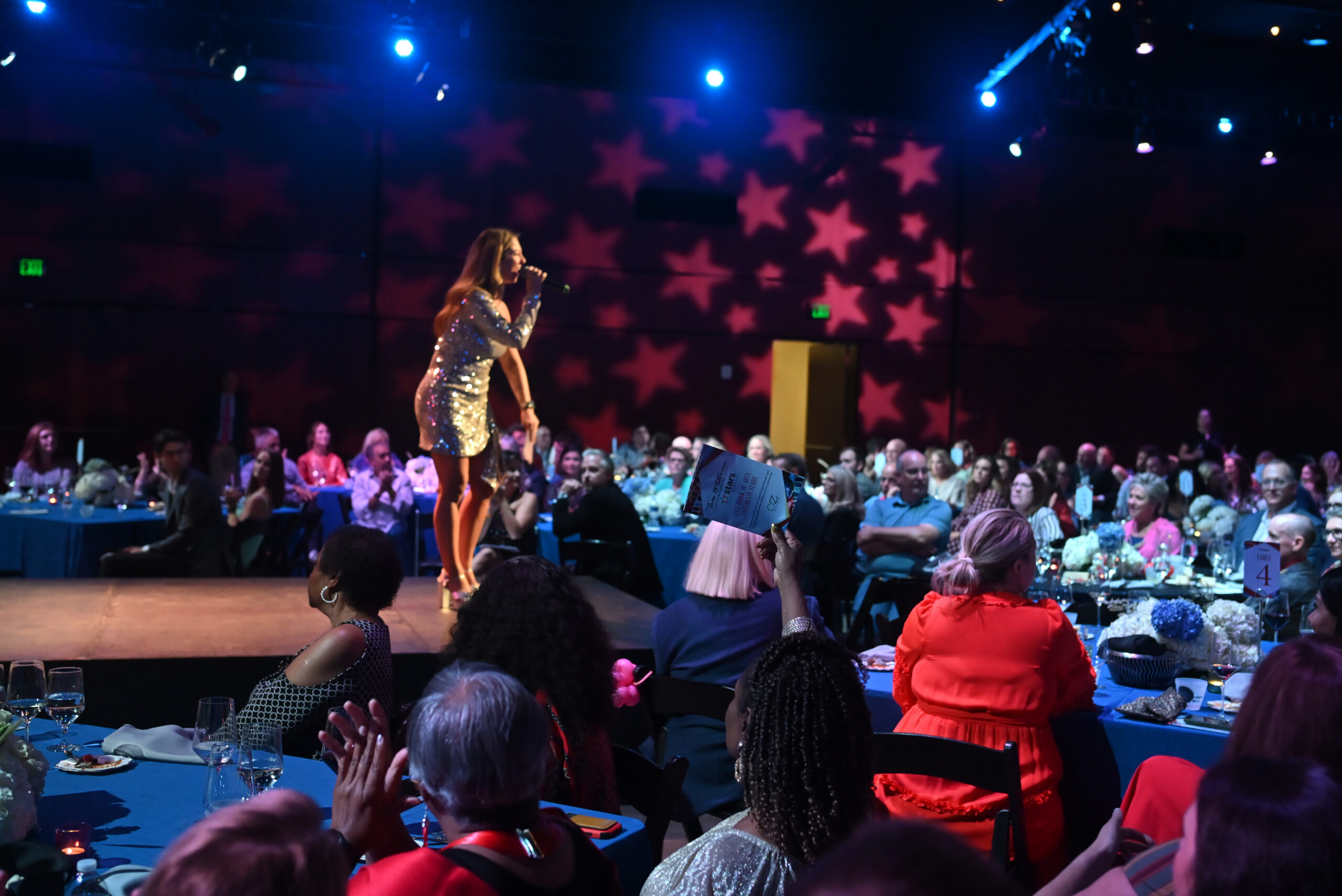 Guests connecting at STARS Rising fundraising event in Nashville supporting youth mental health programs at STARS Nashville